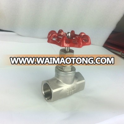 High Quality Ss316 200wog Female Thread Globe Valve