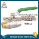 butterfly stainless steel handle brass ball valve chinese seller