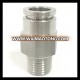 stainless steel pneumatic fitting pneumatic connector stainless steel pipe fitting PC6-02