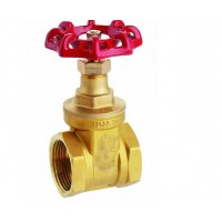 Female Thread Brass L Two Way Gate Valve