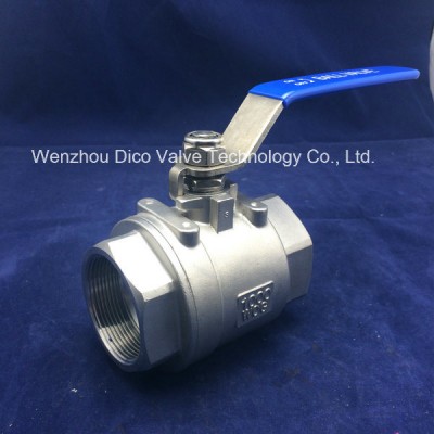 NPT Stainless Steel Threaded Ball Valve with Ce Certificate